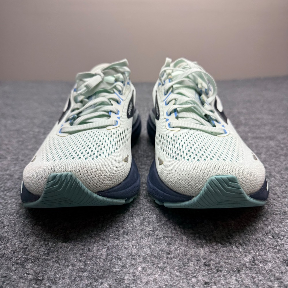 Brooks Adrenaline GTS 23 Running Shoes Mint Navy Blue 1203811B471 Womens 9 - Picture 4 of 8